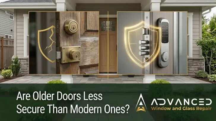 Are Older Doors Less Secure Than Modern Ones? Full Guidence by Advanced Window Glass Repair