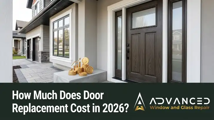 How Much Does Door Replacement Cost in 2026? Full Guide by Advanced Window Glass Repair