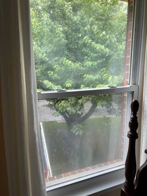 Broken window glass repair and replacement service DMV area