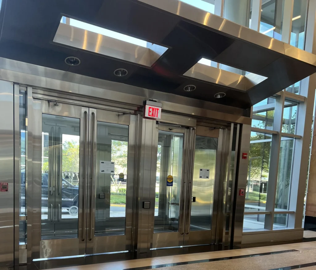 Commercial glass repair service by Advanced Window & Glass Repair for Fairfax business properties