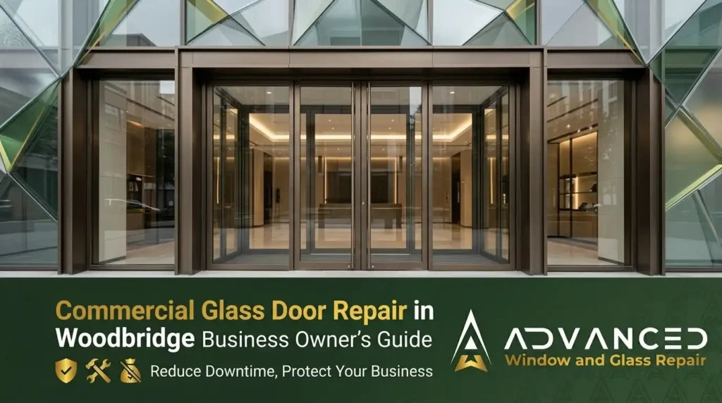 Commercial glass repair service by Advanced Window & Glass Repair