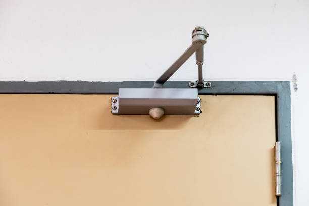 Door closer hardware repair services by Advanced Window Glass Repair for reliable and secure door operation