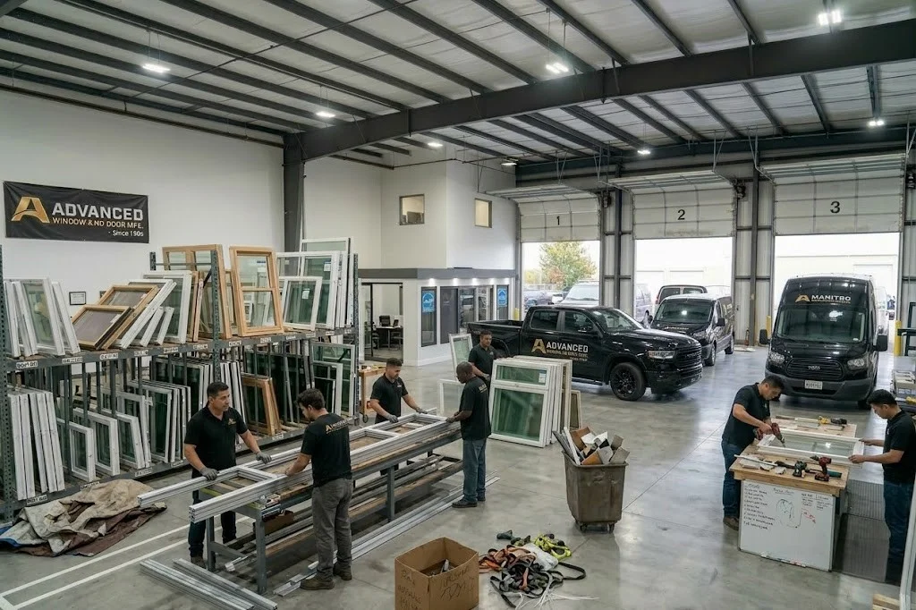 Window glass repair cost guide by Advanced Window & Glass Repair in Woodbridge VA showing pricing factors for 2026