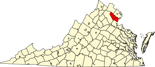 Location within the Commonwealth of Virginia