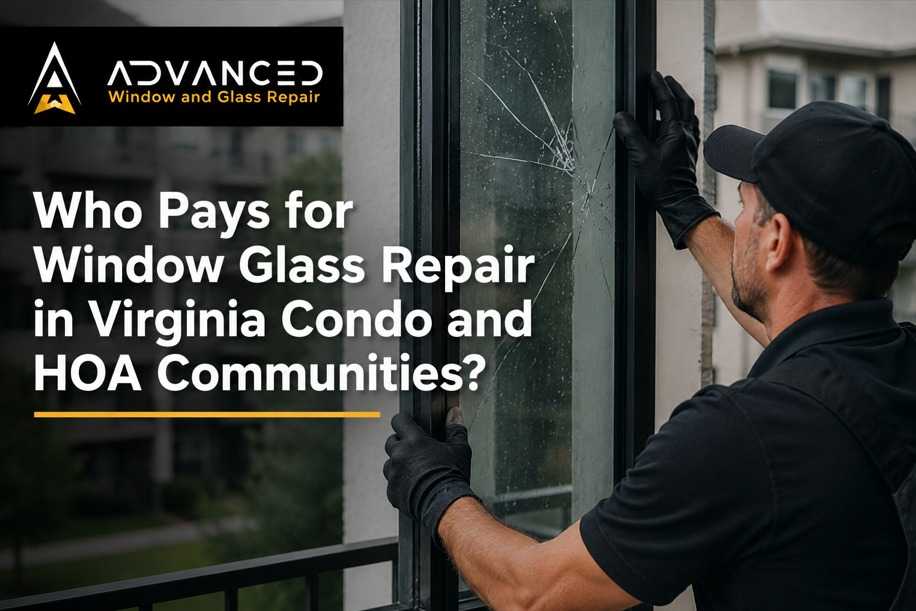 Who Pays for Window Glass Repair in Virginia Condo and HOA Communities?