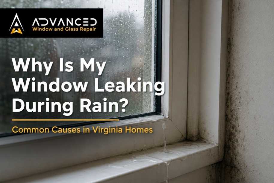 Why Is My Window Leaking During Rain - Common Causes in Virginia Homes