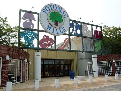 Potomac Mills mall in Woodbridge, Virginia.