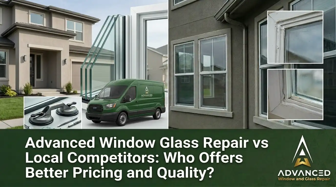 Advanced Window Glass Repair vs Local Competitors