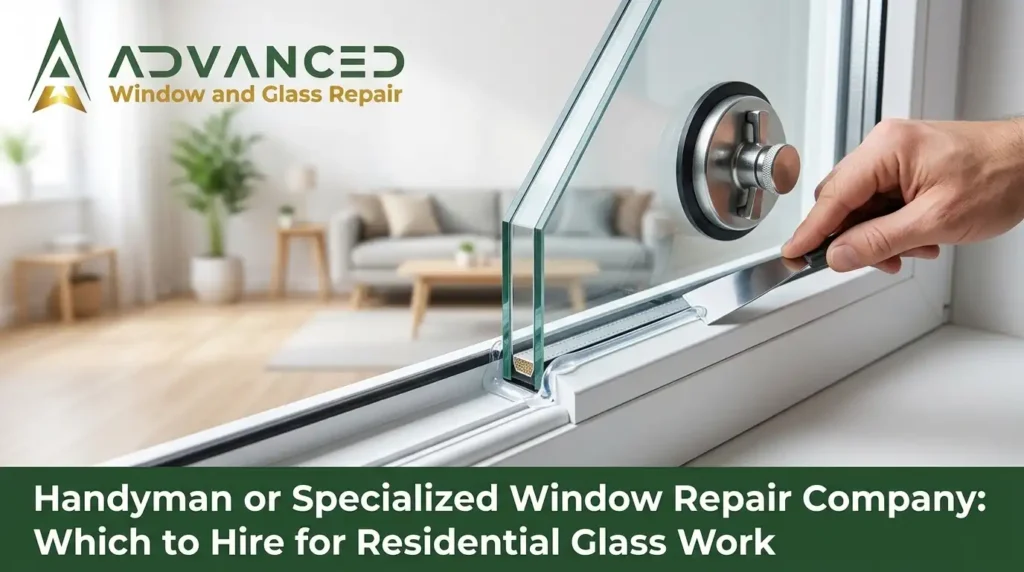 Handyman or Specialized Window Repair Company: Which to Hire for Residential Glass Work