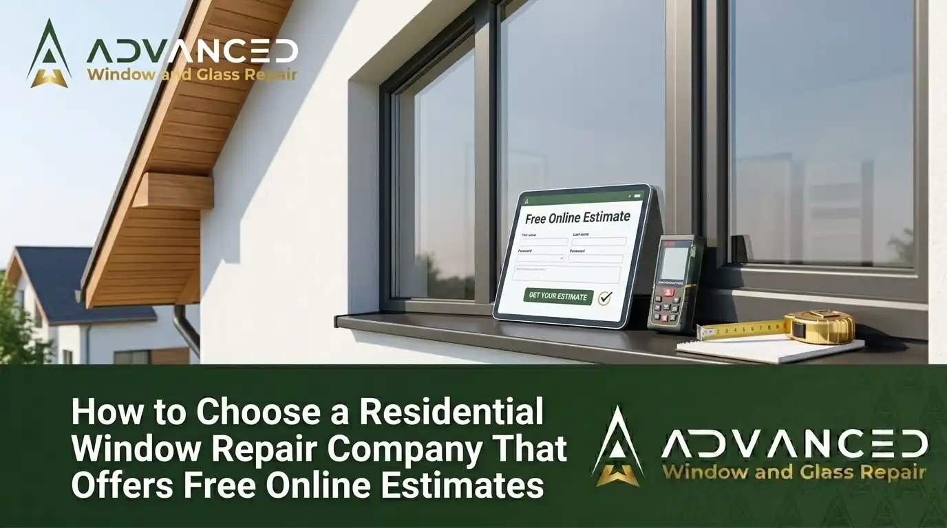 How to Choose a Residential Window Repair Company That Offers Free Online Estimates