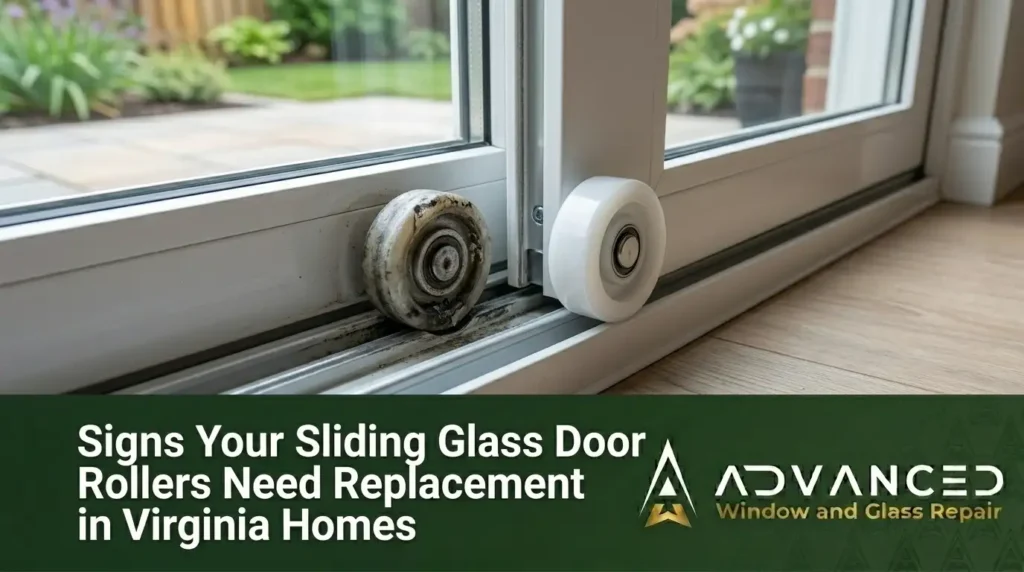 Signs Your Sliding Glass Door Rollers Need Replacement in Virginia Homes