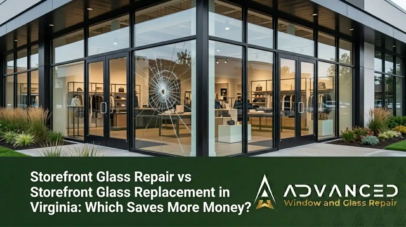 Storefront Glass Repair vs Storefront Glass Replacement in Virginia: Which Saves More Money?