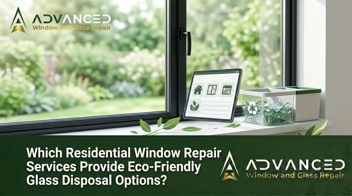 Which Residential Window Repair Services Provide Eco-Friendly Glass Disposal Options?