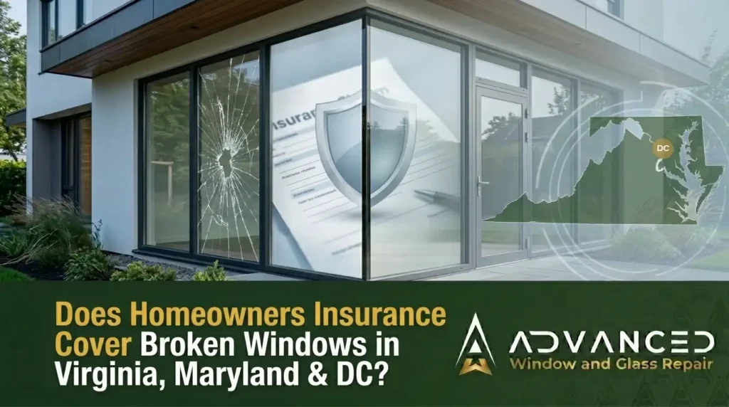 Does Homeowners Insurance Cover Broken Windows in Virginia, Maryland & DC