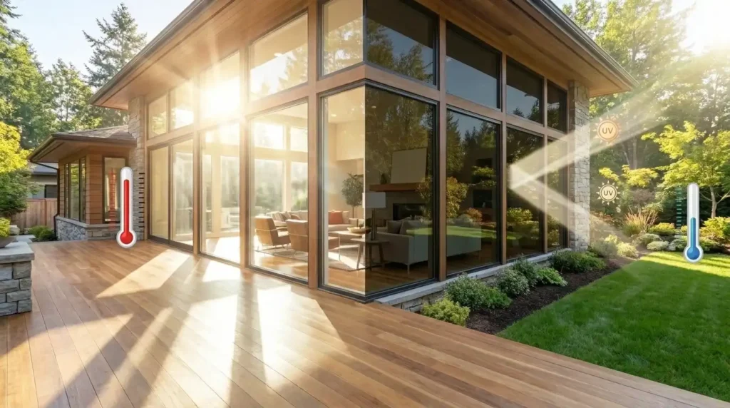 Professional home window tinting for Virginia homeowners improving energy efficiency, privacy, and indoor comfort