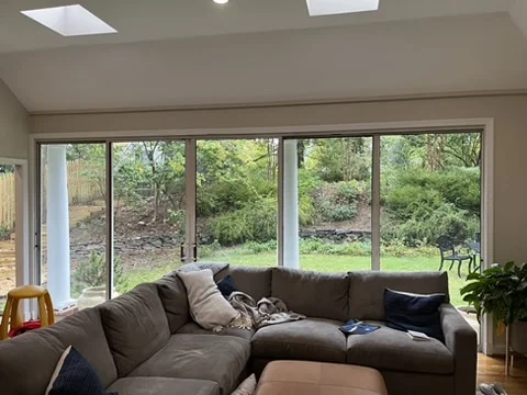 Glass-only window repair in Annandale by Advanced Window & Glass Repair for a damaged residential window pane