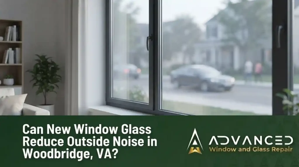 Advanced Window & Glass Repair providing sound-reducing window glass solutions in Woodbridge