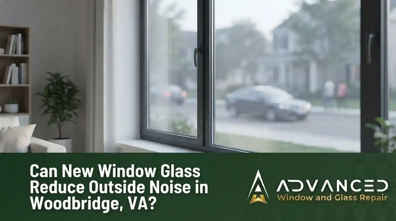 Advanced Window & Glass Repair providing sound-reducing window glass solutions in Woodbridge