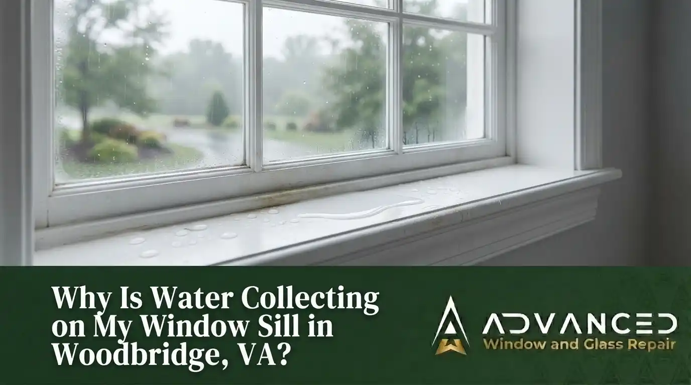 Why Is Water Collecting on My Window Sill in Woodbridge, VA